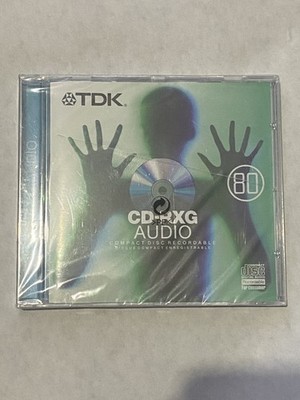 TDK CD-RXG 80 Audio CD Compact Disc Recordable Brandneu Versiegelt Vintage