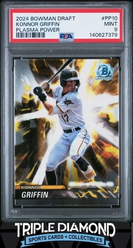 2024 Bowman Draft Chrome Konnor Griffin Plasma Power Pirates PSA 9 Mint V71