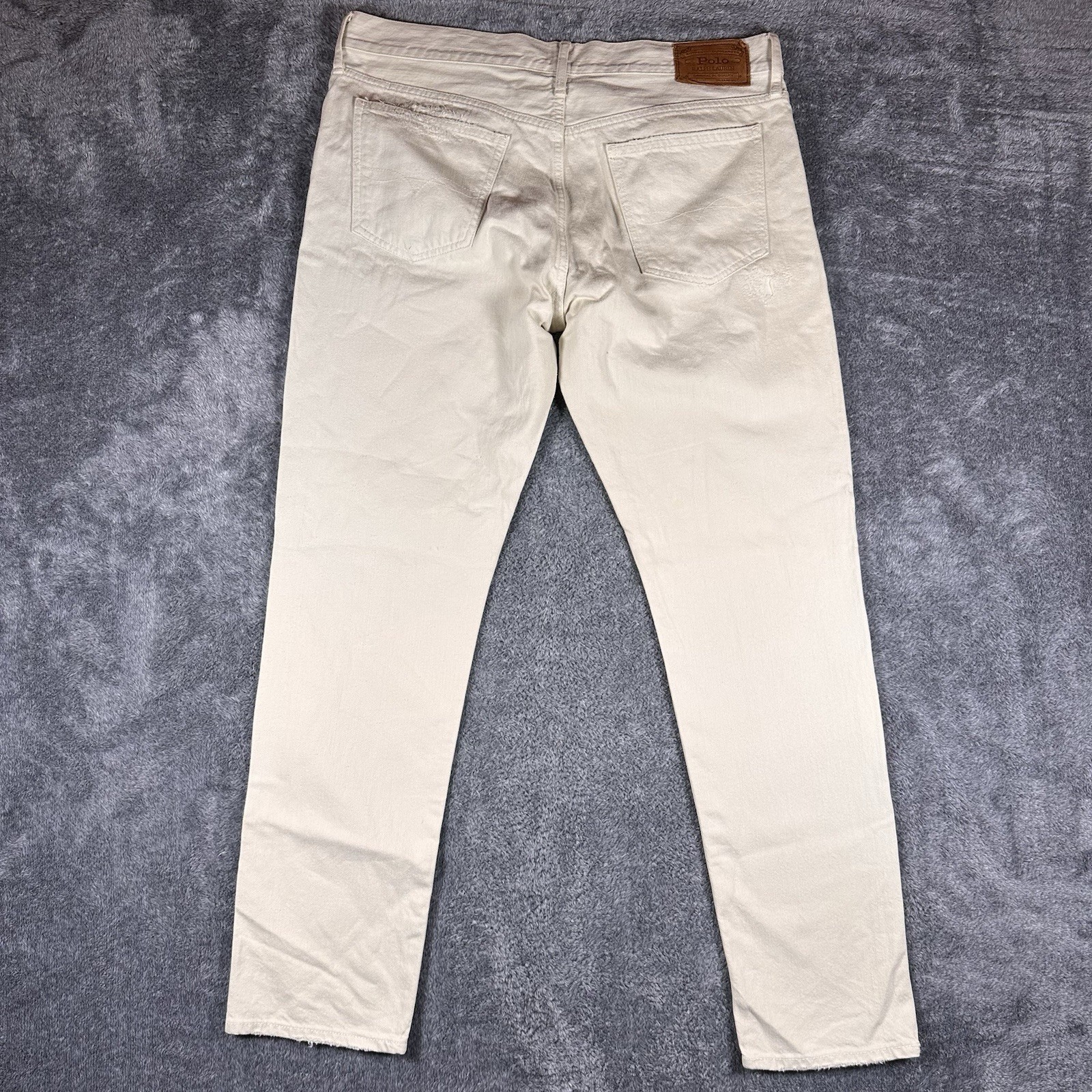 Polo Ralph Lauren Jeans Size 36 Astor Slim Boyfriend Patchwork Denim Distressed thumbnail 3