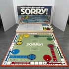 Vintage 1972 Sorry Board Game Parker Brothers Slide Pursuit Complete Retro 70s
