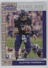 2019 Contenders Draft Picks Building Block Ticket 5/10 Clayton Thorson #22 3hd