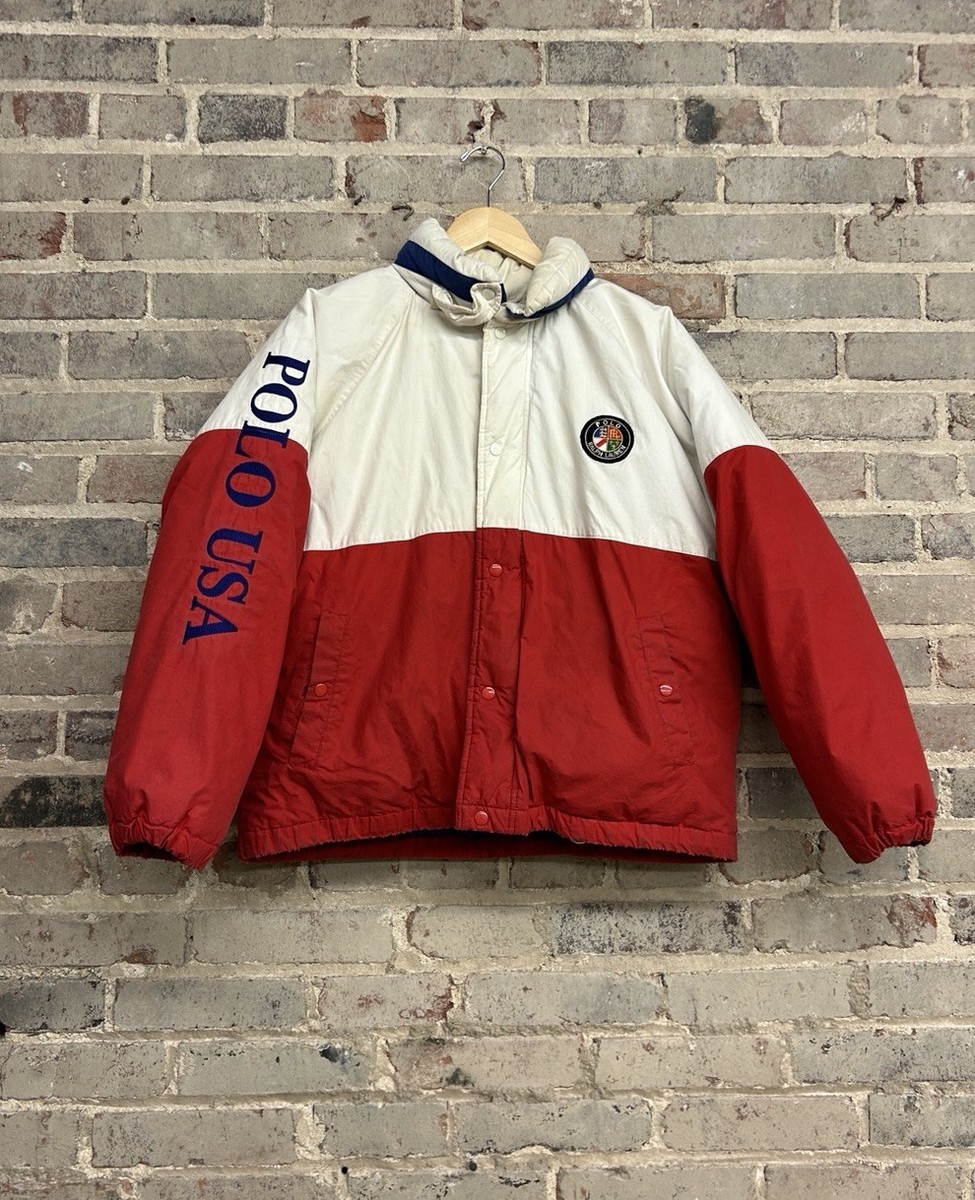 Vintage Polo Ralph Lauren 1992 Stadium Polo USA Cookie Ski Puffer