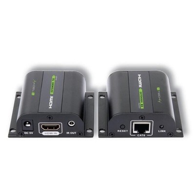 TECHLY HDMI-Extender HD 3D 60M PO RJ45 IR-Fernbedienung