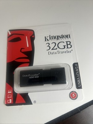 Kingston DataTraveler 100 G3 32GB USB Flash Drive - DT100G3/32GB