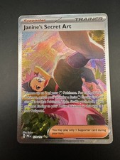 Janine's Secret Art 173/131 SIR Pokémon Card Prismatic Evolutions Holo Rare