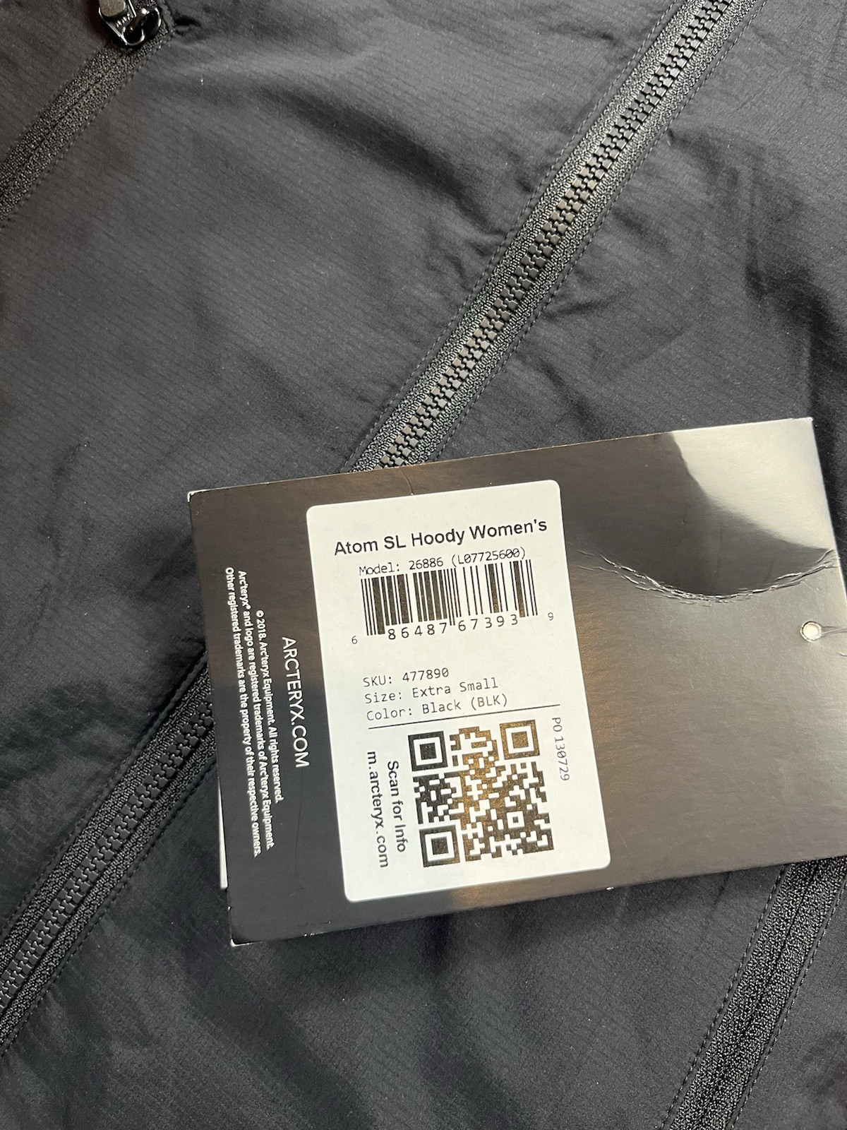 ARC'TERYX Giacca donna Arcteryx Atom SL con cappuccio XS NUOVA CON ETICHETTE @II