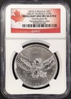 2015 Canada $5 One Oz 0.9999 Fine Silver, Great Horned Owl, NGC Uncirculated! — photo 1