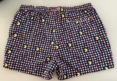 MC2 Saint Barth Men s Stretch Waist Swim Trunks Pac-man   XL
