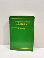 DSM III Diagnostic and Statistical Manual of ...