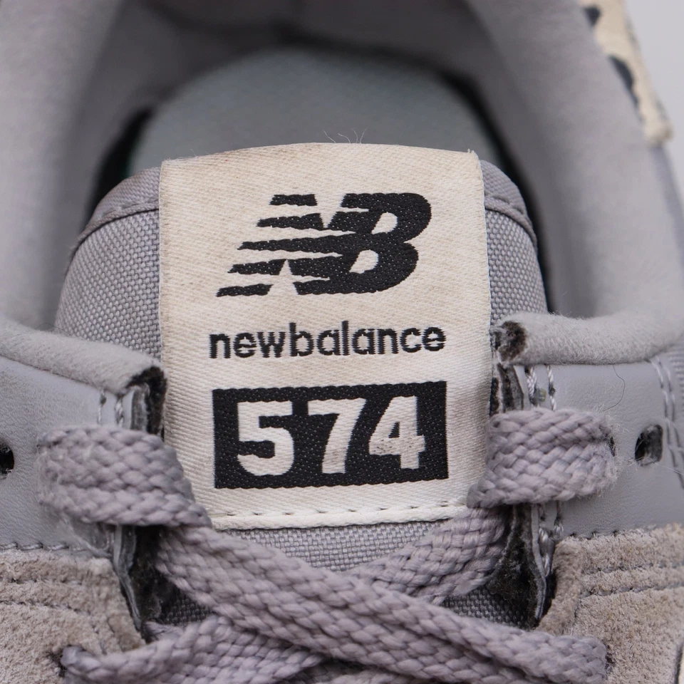 New Balance 574 Platform Sneakers Womens Size 11B Gray Leopard Lifestyle Casual - Image 3 of 4