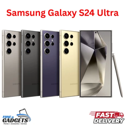 New Samsung Galaxy S24 Ultra 5G 256 /512 GB Unlocked Android Smartphone Seal Box
