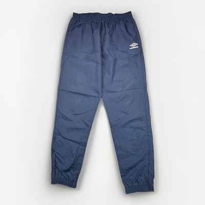 Vintage 90s Umbro Track Pants Mens XL Navy Blue Nylon Windbreaker Soccer