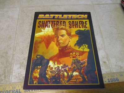 #ad Battletech Shattered Sphere Book #1712 FASA Corporation 1999 VTG RPG Book $39.95
