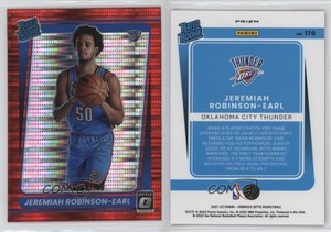 2021 Donruss Optic Rated Red Pulsar Prizm Jeremiah Robinson-Earl #170 Rookie RC