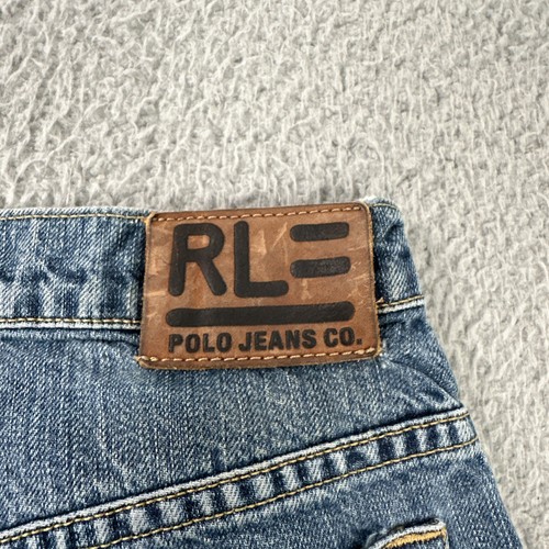Vtg Ralph Lauren Polo Norfolk Jeans Men 34x34 Blue Straight Leg 7847YDX1364 - Picture 3 of 19