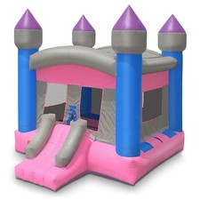 Commercial Princess Castle Bouncer - 100 PVC Bounce House - Inflatable Only