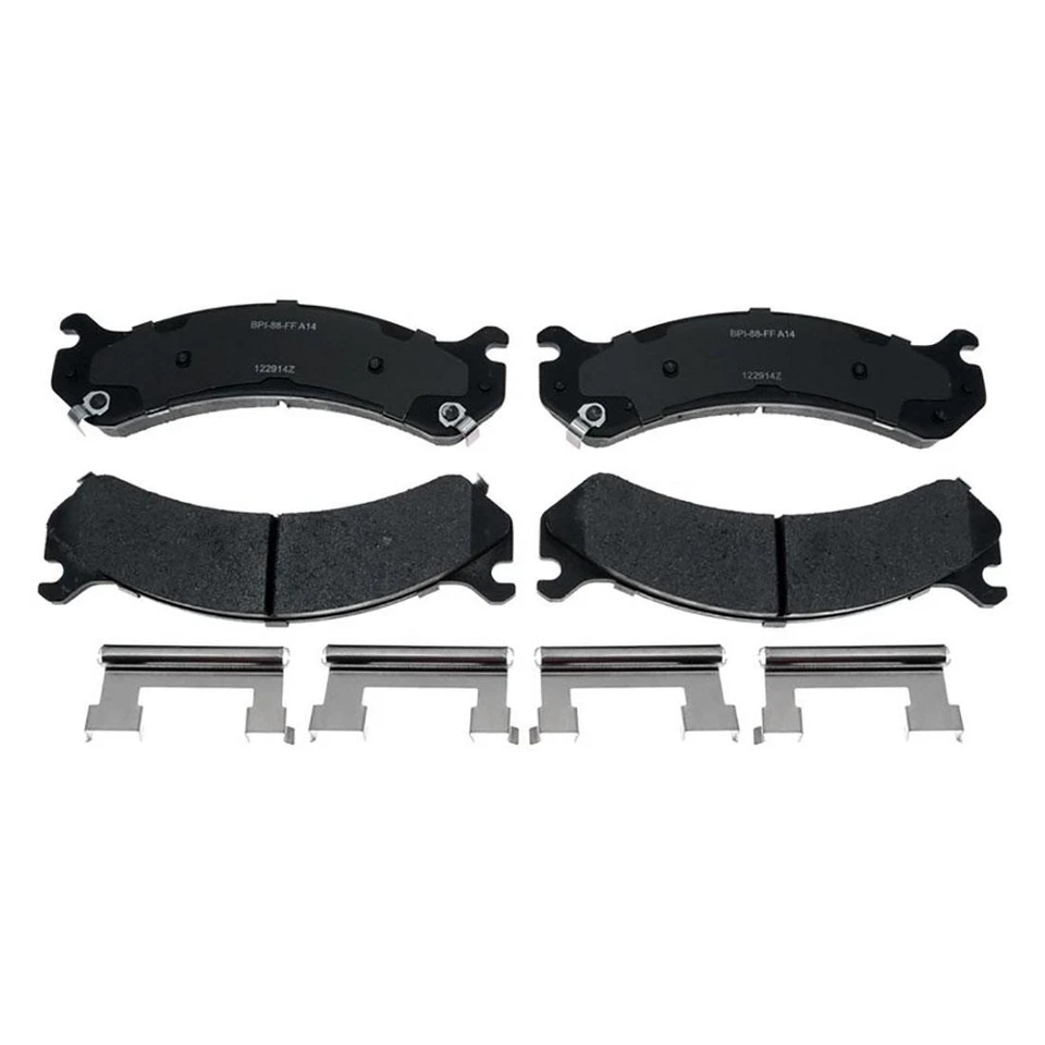 Керамические передние и задние тормозные колодки R-Line для Cadillac DeVille 2005 2004 2003-2000 годов выпуска - Изображение 3 из 4