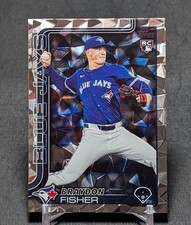 Braydon Fisher Diamante Foil Rookie 2025 Topps Update Series Card US89 Blue Jays. rookie card picture