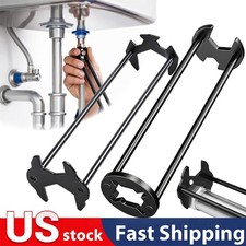 Multifunctional Sink Wrench Set, 2-Pack Basin and Faucet Wrench Tool with Fou.