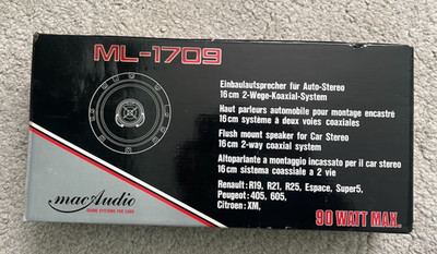 Mac Audio ML-1709 Einbaulautsprecher 16cm 2 Wege-System 90 Watt Renault Peugeot