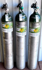 Oxygen Tanks Empty Lot Of 3 UN1072 Models