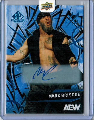 2025 Upper Deck AEW SP Game Used Auto Mark Briscoe
