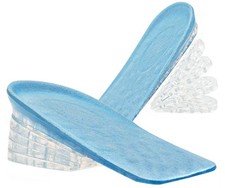 Dr.Foot Adjustable 5-Layer Height Increase Insoles, 1 Count Pack of 1 , Blue