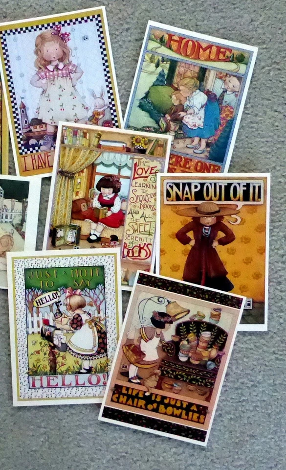 Mary Engelbreit artwork ~ BLANK greeting CARDS ~ lot 11 ~ unused ~with envelopes - Image 3 of 4