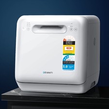 Devanti 3 Place Benchtop Dishwasher Countertop Portable Dish Washer Cleaner