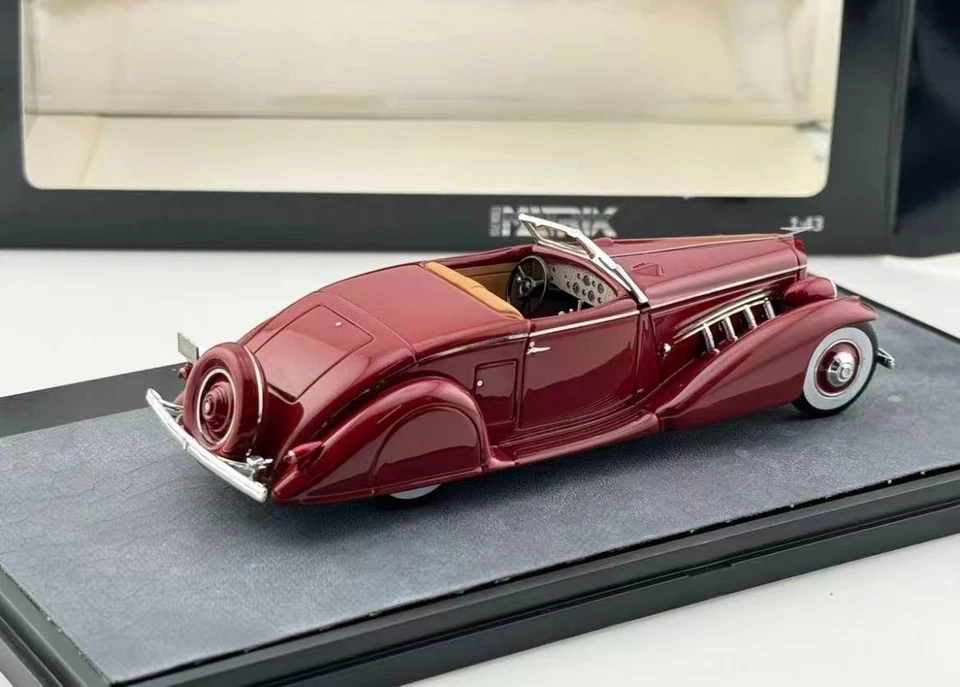 1:43 MATRIX 1935 Duesenberg SJ 572-2596 Convertible coupe SWB Limited 325of400 - Image 4 of 4
