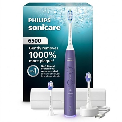 Electric Toothbrush Philips Sonicare 6500 Series Purple HX7417/05 Purple 2 Heads