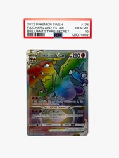 CHARIZARD VSTAR BRILLIANT STARS RAINBOW SECRET [DISCONTINUED] PSA 10 #174 on eBay