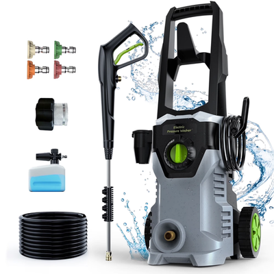 #ad 1800W Electric Portable Pressure Washer 5000PSI Max 3.0GPM 4 Nozzle *NEW*SEE BOX $104.99
