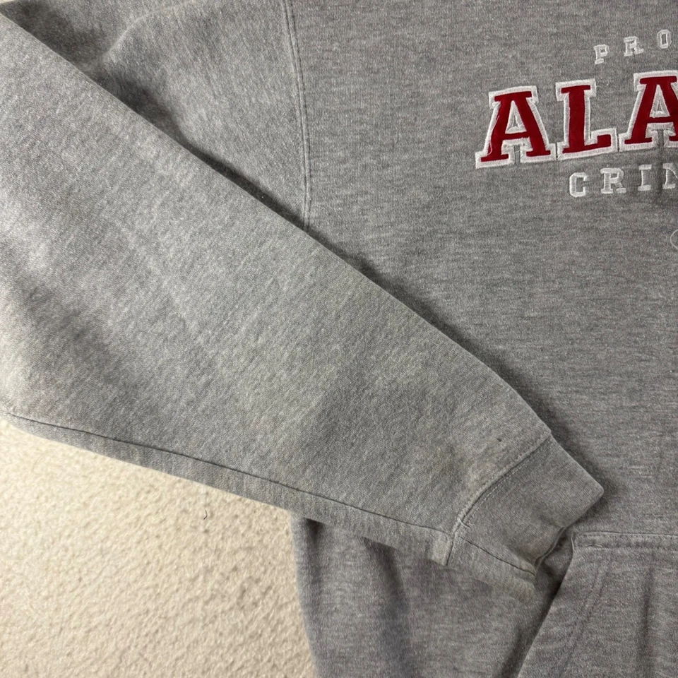 Alabama Crimson Tide Sudadera con Capucha J America Collegiate Pullover Sudadera Gris Grande Foto 3 de 4