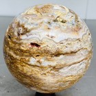Natural thousand-layer agate crystal ball healing 2760G (6.08LB) — photo 8