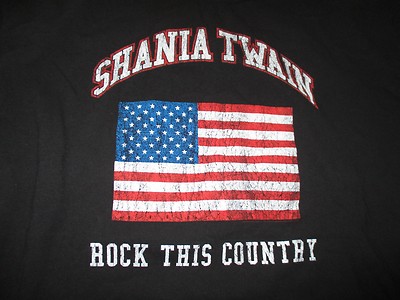 ShaniaTwain Rock This Country Tour Tシャツ SHANIA TWAIN 