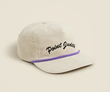 BEAMS PLUS X J. Crew Made in USA Embroidered Corduroy Baseball Hat Cap New