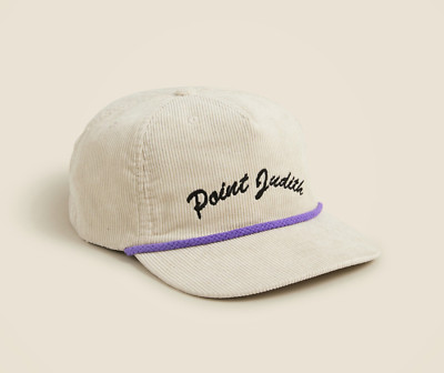 BEAMS PLUS X J. Crew Made in USA Embroidered Corduroy Baseball Hat Cap New