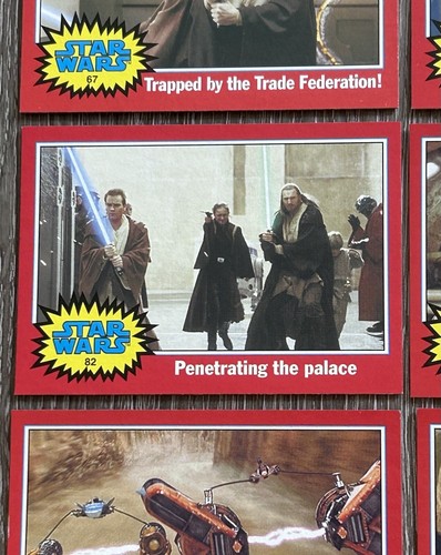 Star Wars Red Cards 2004 Topps Heritage Lot of 10 - Afbeelding 10 van 24