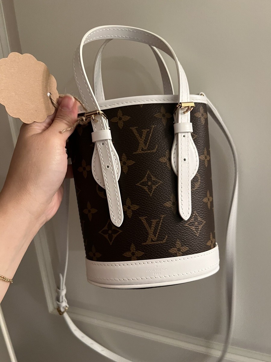 LOUIS VUITTON Nano Bucket Shoulder Bag M81489 Monogram