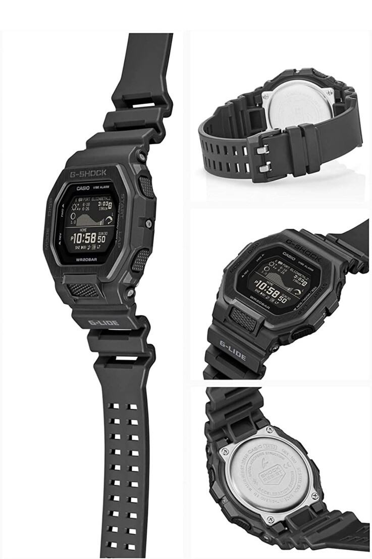 G-SHOCK G-LIDE ブラック CASIO G-SHOCK GLX-5600-1JF G-LIDE Tide & Moon Data World