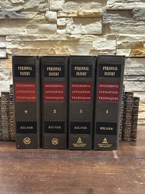 Personal Injury Successful Litigation Techniques By Joseph Kelner 4 Volume Set