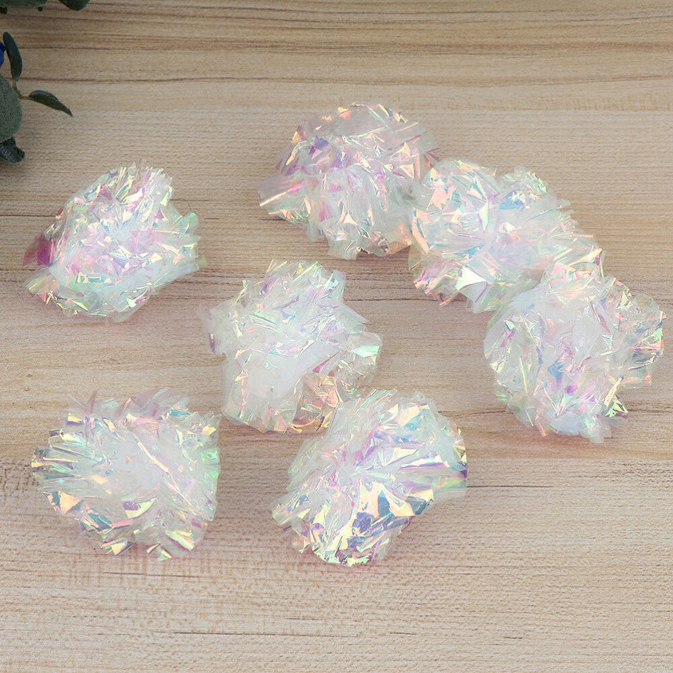Jouet En Papier Froissé Pour Chat Multicolore - 15 Cm De Diamètre - Stimule L'instinct De Chasse - Pour Chats Actifs