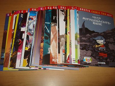 30 Comics + alle 30 Gratis Comic Hefte vom Gratis Comic Tag 2017