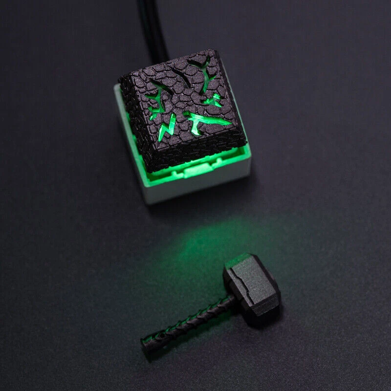 Thor Mjolnir Keycap Resin Magnetic Attraction Key Cap New For Cherry MX Keyboard - Image 4 of 4