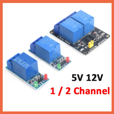 5V 121V Relay Module Interface Relays Board Low/High Level 1 2 Channel for PI