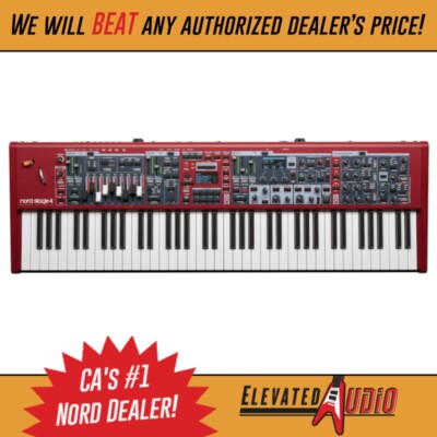 Nord Stage 4 HA73 73-Key Hammer Action Digital Piano, ABSOLUTELY MINT CONDITION