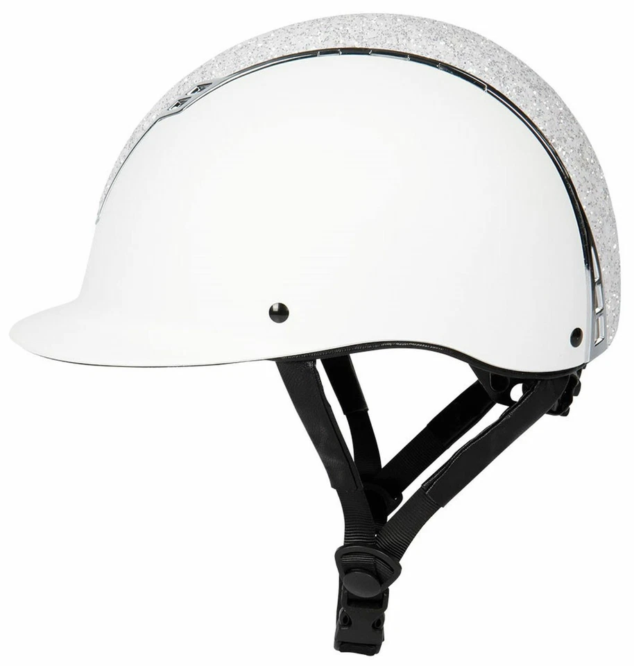 % Harry´s Horse Sicherheits-Reithelm Centaur weiß-silber -UVP €109,00 -NH - Bild 3 von 4