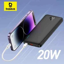 Baseus Airpow 20W PD QC Power Bank Fast Charge Powerbank