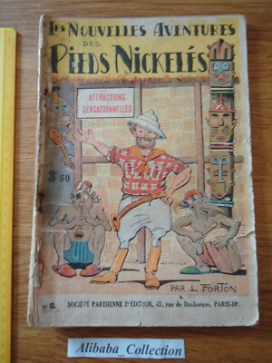 BD Les Pieds Nickelés N°8 – Attractions Sensationnelles – Édition 1933 – 64 Pages